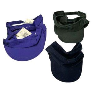 7 Visor Cap Hats Blank Navy Green Purple Red Columbia Sportswear & Cobra NEW